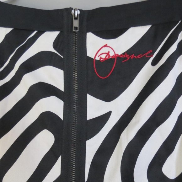 DESIGUAL - color block style sheath dress - size euro 44 - Picture 6 of 6